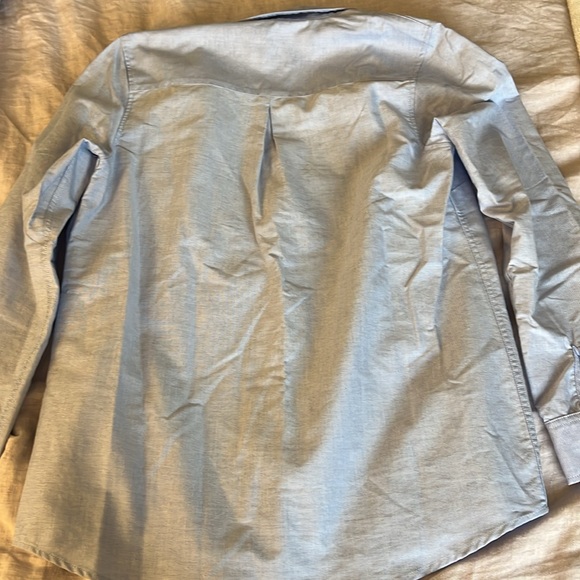 Sezane Tomboy Shirt 100% Organic Cotton Button Down size 38 - Picture 7 of 7